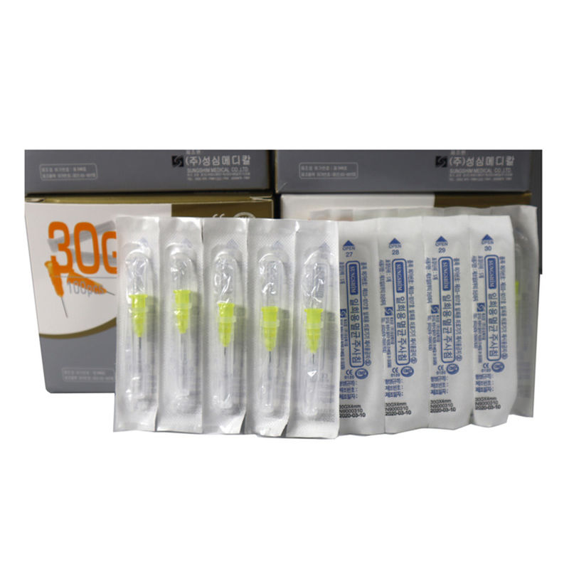 30G Meso-naald 4mm lengte 304 roestvrij staal 100pcs / doos voor huidvuller