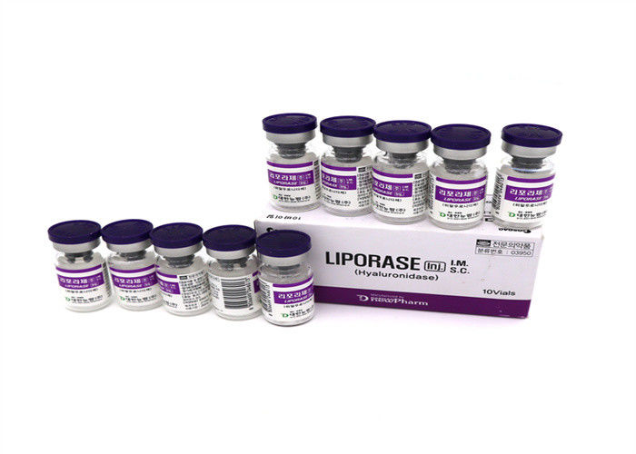 Liporase Hyaluronidase 1500iu Lyophileerde 1500u 10 flacons Oplossing voor het oplossen van HA-zuur Liporase