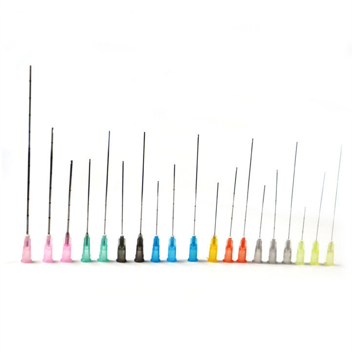 Vulmiddel injectie wegwerp 304 roestvrij staal stomp Cannula alle maten 18g-30g stomp naald