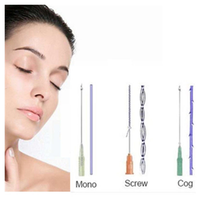 Absorbeerbare Korea Barbed 4D Cog W Blunt Pcl Pdo draad voor wangheffen Lifting Body Tightening