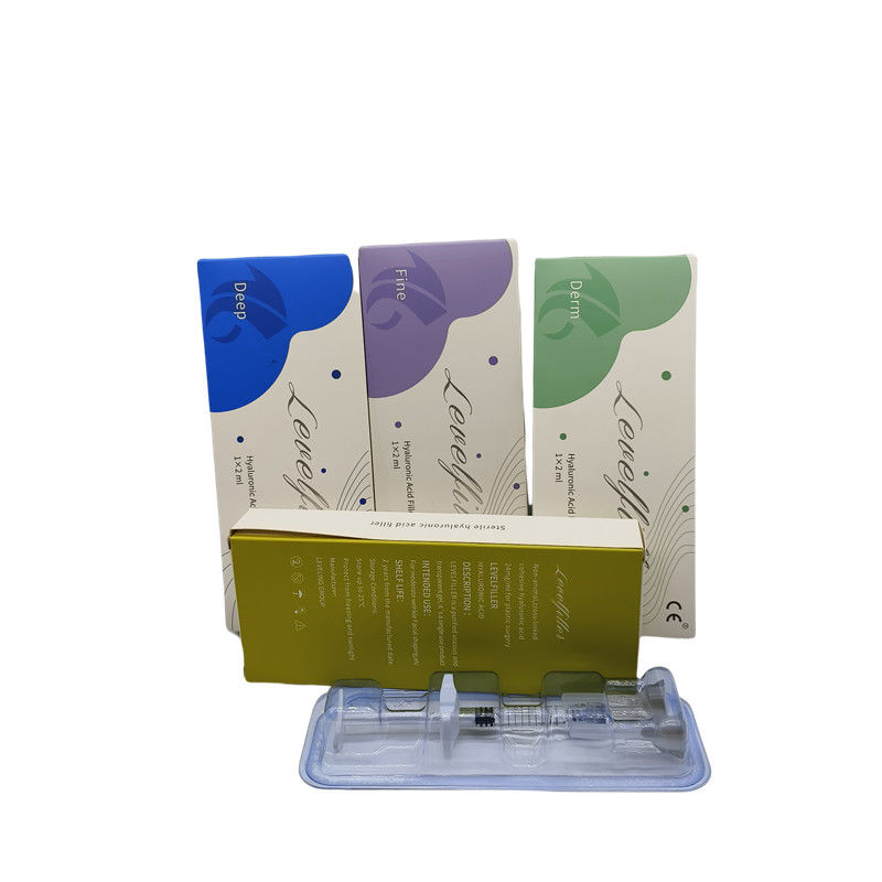 Hyaluronzuur huidvuller voor lippen, neus, rimpels, borst, billen, lichaam, gezicht, nek, plooien, gezichtsbeauty, anting leeftijd, anting rimpels