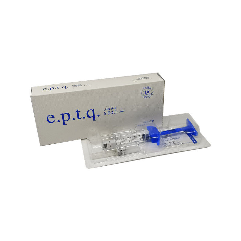 E.P.T.Q. S500 1x1.1ml Dikke textuur Hyaluronzuur Dermale vulmiddel voor gezichtsvergroting