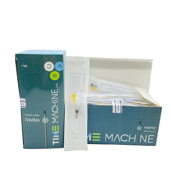 Eenmalige microcannula stomp punt naald voor huidfiller met hyaluronzuur