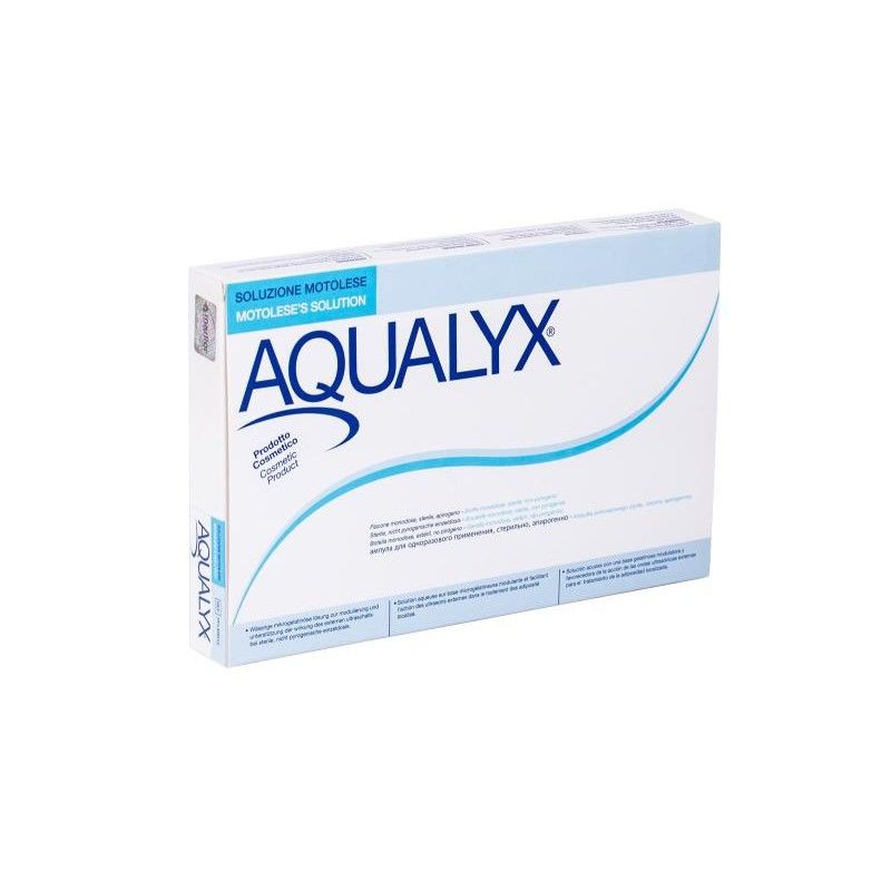 Aqualyx 10 X 8 ml injectieflacons Vetoplosbare injecties voor gezicht en lichaam