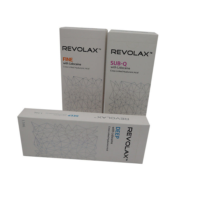 Dermale vulmiddel Anti Aging Injectievulmiddel HA 1.1 ml Revolax FINE DEEP Sub-Q Wrinkles Filler